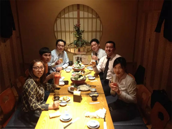 Koizumi excellent staff visit